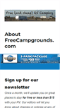 Mobile Screenshot of freecampgrounds.com